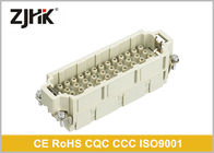 46pin  Male Female Heavy Duty Rectangular Connector For Plastic Injection Machine Crimp Terminal