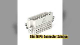 16 Pos Slim Heavy Duty Connector Space Saving Solution
