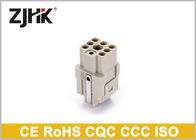HQ Series 7 Pin Multipole Connectors     Compact Connector With Silver Plated Contact