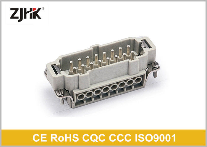 HE 016 M Heavy Duty 16 Pin Connectors  16A 500V industrial connector screw  terminal